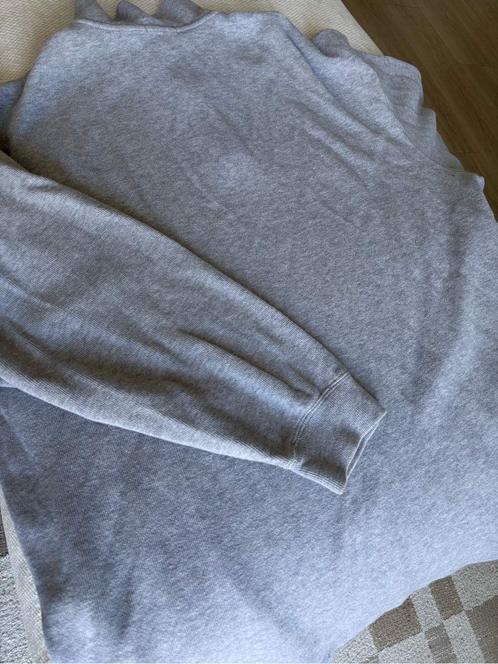 Polo by Ralph Lauren Light Gray Half-Zip Pullover Sweater - Picture 6 of 7